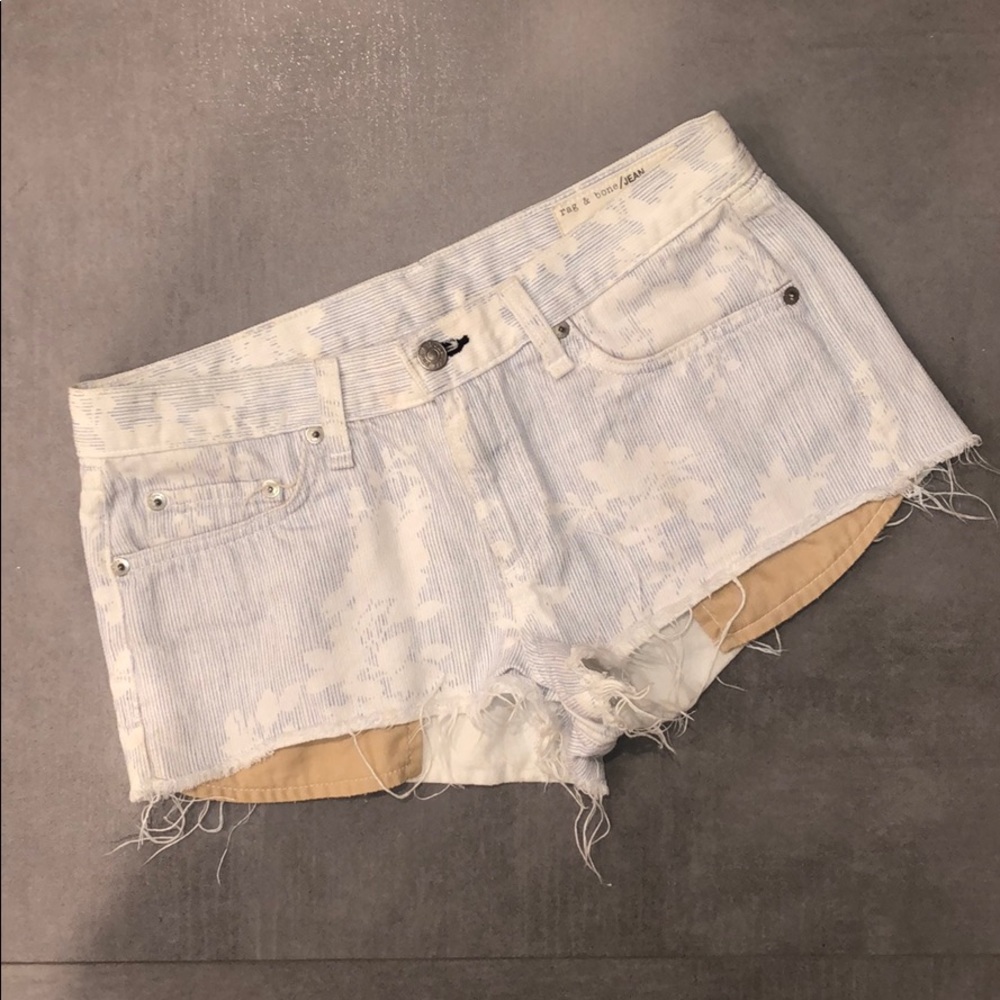 Rag And Bone Kahuna Print Shorts - image 1